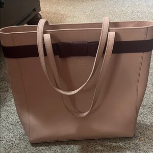 Kate Spade Blush and Burgundy Tote